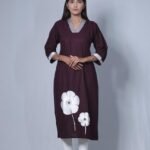Deep V-neckine Mirron Tunic